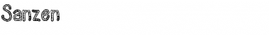 Download Sanzen Regular Font Title Preview