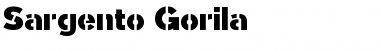 Download Sargento Gorila FFP Font Title Preview