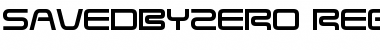 Download Saved By Zero Regular Font Title Preview