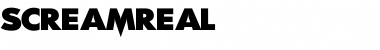 Download Scream Real Regular Font
