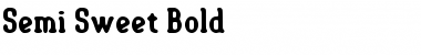 Download Semi-Sweet Bold Font Title Preview
