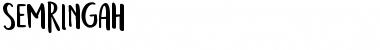 Download Semringah Regular Font Title Preview
