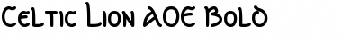 Download Celtic Lion AOE Bold Font Title Preview