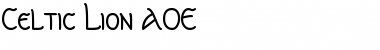 Download Celtic Lion AOE Regular Font Title Preview