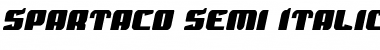 Download Spartaco Semi-Italic Italic Font
