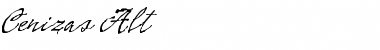 Download Cenizas-Alt Regular Font Title Preview