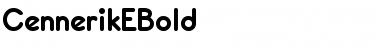 Download CennerikEBold Regular Font Title Preview