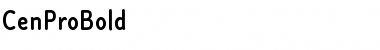 Download Cen Pro Bold Font Title Preview