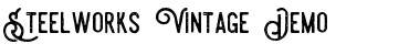 Download Steelworks Vintage Demo Steelworks Vintage Demo Font