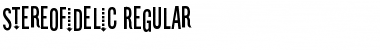 Download Stereofidelic Regular Font