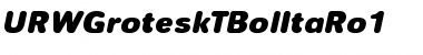 Download URWGroteskTBolItaRo1 Regular Font