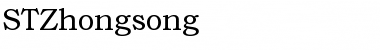 Download STZhongsong Regular Font