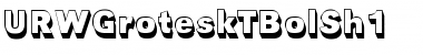 Download URWGroteskTBolSh1 Regular Font