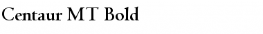 Download Centaur MT Bold Font Title Preview
