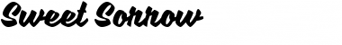 Download Sweet Sorrow Script Font