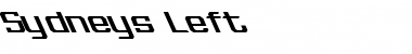 Download Sydneys Left Regular Font