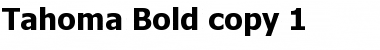 Download Tahoma Negreta Font Title Preview