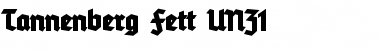 Download Tannenberg Fett UNZ1 Regular Font