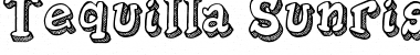 Download Tequilla Sunrise Regular Font Title Preview