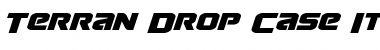 Download Terran Drop-Case Italic Italic Font