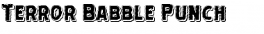 Download Terror Babble Punch Regular Font