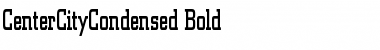 Download CenterCityCondensed Bold Font Title Preview