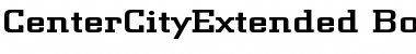 Download CenterCityExtended Bold Font Title Preview