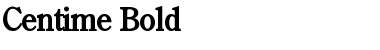 Download Centime Bold Font Title Preview