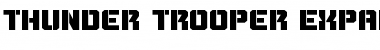Download Thunder Trooper Expanded Expanded Font
