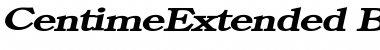 Download CentimeExtended BoldItalic Font Title Preview