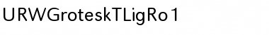 Download URWGroteskTLigRo1 Regular Font