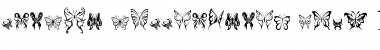 Download butterfly dingbats Regular Font Title Preview