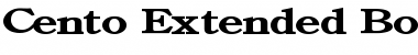 Download Cento Extended Bold Font Title Preview