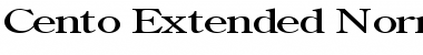 Download Cento Extended Normal Font Title Preview