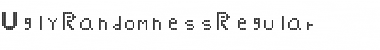 Download Ugly Randomness Regular Font Title Preview