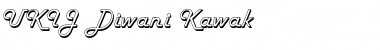 Download UKIJ Diwani Kawak Regular Font