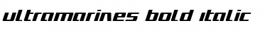 Download Ultramarines Bold Italic Font