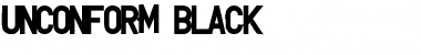 Download UNCONFORM Black Font Title Preview