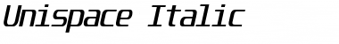 Download Unispace Italic Font