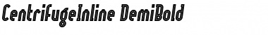 Download CentrifugeInline DemiBold Font