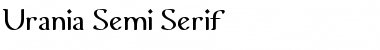 Download Urania Semi Serif Font