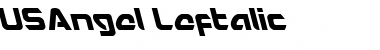 Download USAngel Leftalic Italic Font