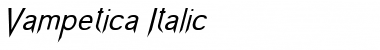 Download Vampetica Italic Font