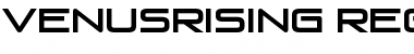 Download Venus Rising Regular Font