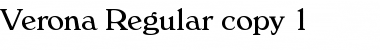 Download Verona-Regular Regular Font Title Preview