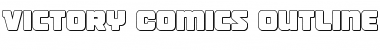 Download Victory Comics Outline Outline Font Title Preview