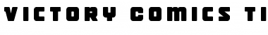 Download Victory Comics Title Regular Font Title Preview