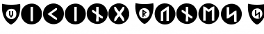 Download Viking Runes Shields Regular Font Title Preview