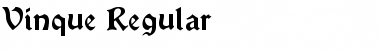 Download Vinque Regular Font Title Preview