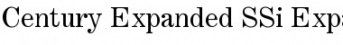 Download Century Expanded SSi Expanded Font Title Preview